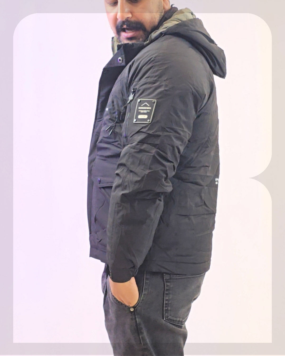 1033 کاپشن کتان مایک