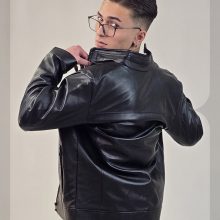 کاپشن چرم پاییزه