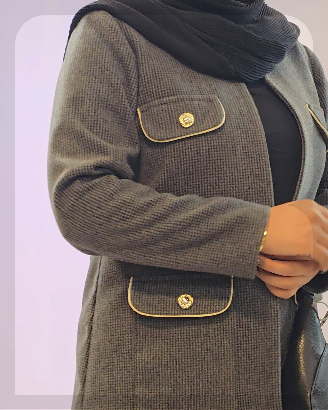 1031 مانتو شلوار فوتر صبا