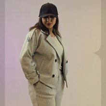 1014 کت شلوار 4 دکمه کراپی