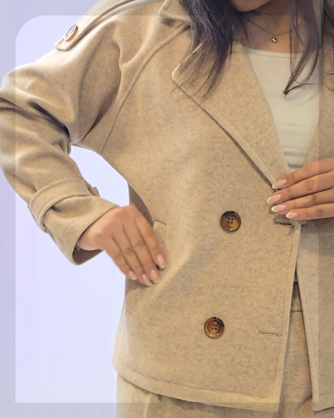 1014 کت شلوار 4 دکمه کراپی