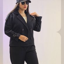 1014 کت شلوار 4 دکمه کراپی