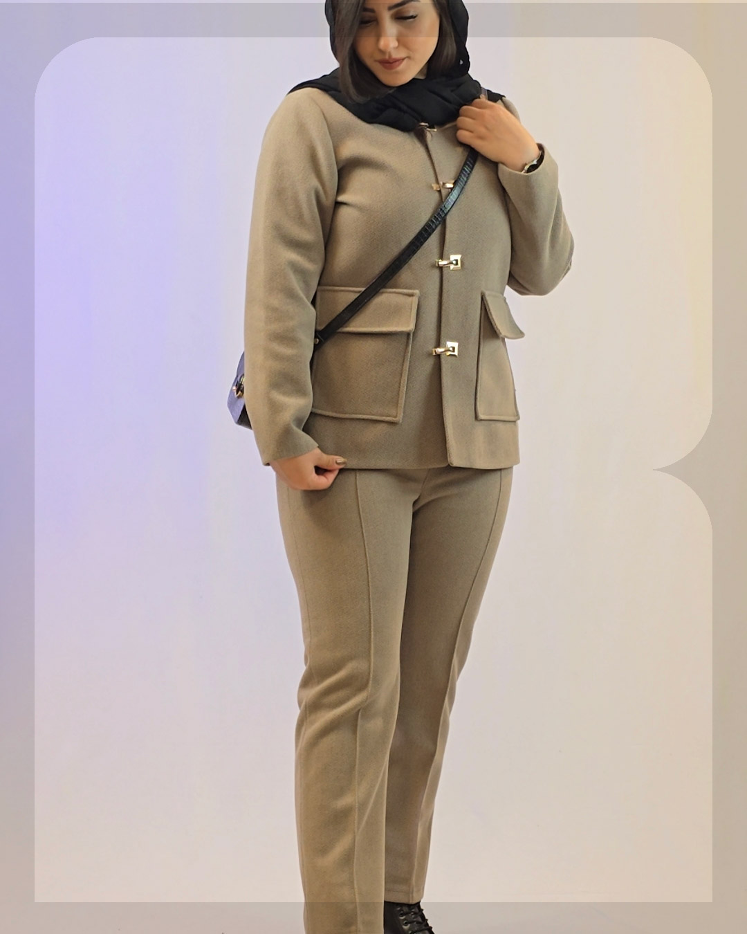 1023 کت شلوار زنانه فوتر مدیسا