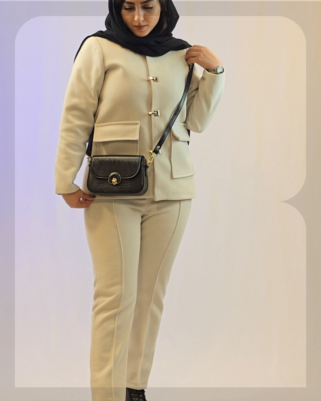 1023 کت شلوار زنانه فوتر مدیسا