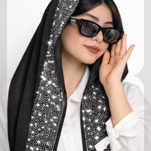 شال نگین کریستال